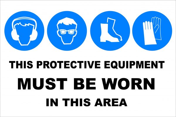 Mandatory PPE Premises - Safety Sign