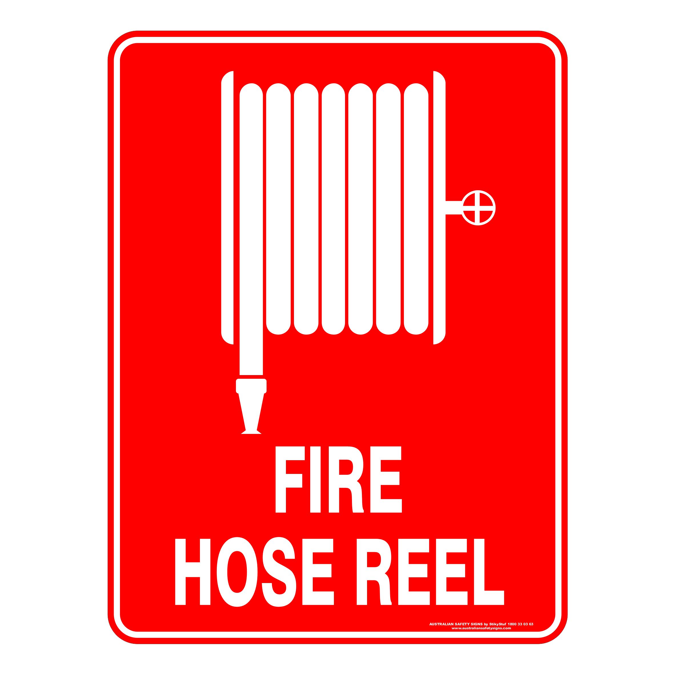 Fire Hose Reel - Safety Sign