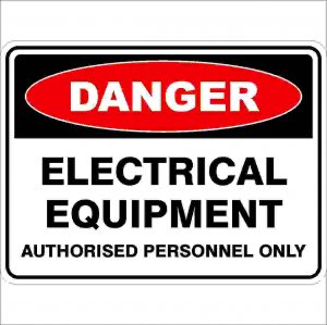 Danger - Electrical Equipment
