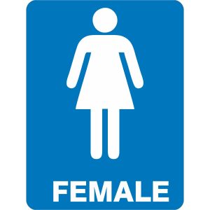 Toilets - Female - Safety Sign