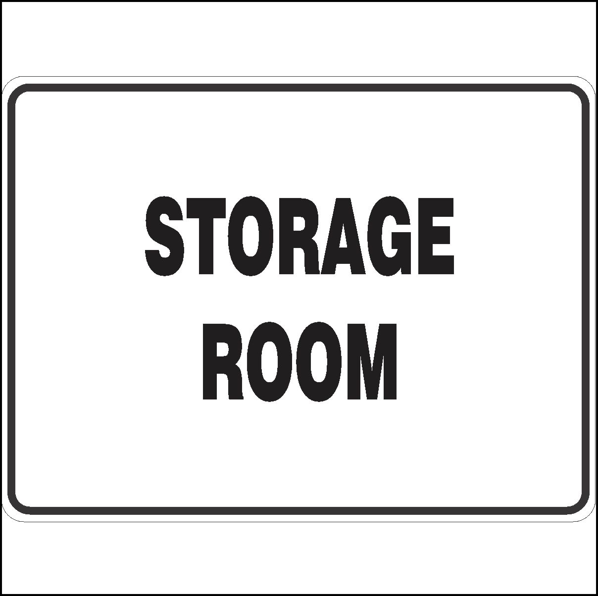 Storage Room - Safety Sign