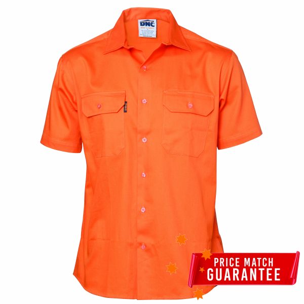 DNC Cool-Breeze Work Shirt (Short Sleeve) Mackay Workwear