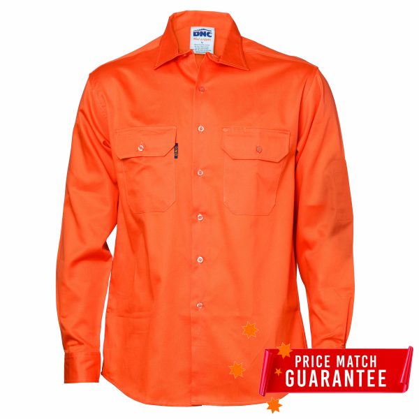 DNC Cool-Breeze Work Shirt (Long Sleeve) Mackay Workwear