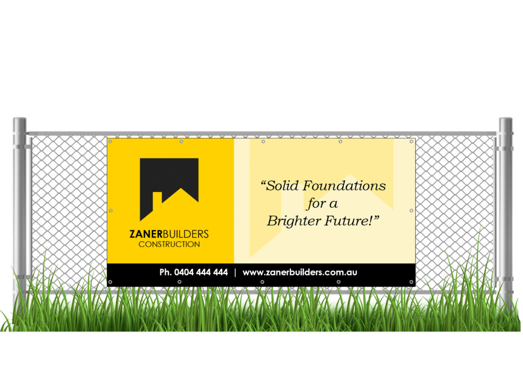 Custom Fence Banner Mesh (Large) 3.2 x 1.6m Panels Southern Cross